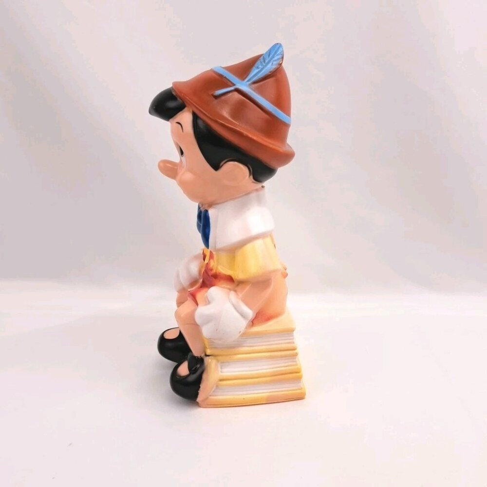 Disney Vintage Plastic Pinocchio Piggy Bank - Picture 8 of 16